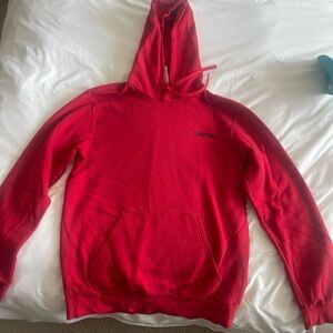 Red Adidas Hoodie size men’s Medium